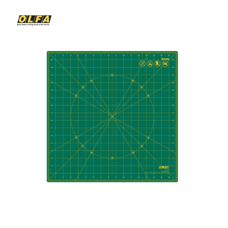 OLFA 旋转介刀垫板 雕刻切割板美工裁纸板拼布刀垫板RM-17S