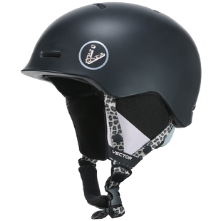 VECTOR玩可拓成人滑雪头盔眼镜一体男女单双板小帽檐雪盔雪镜装备