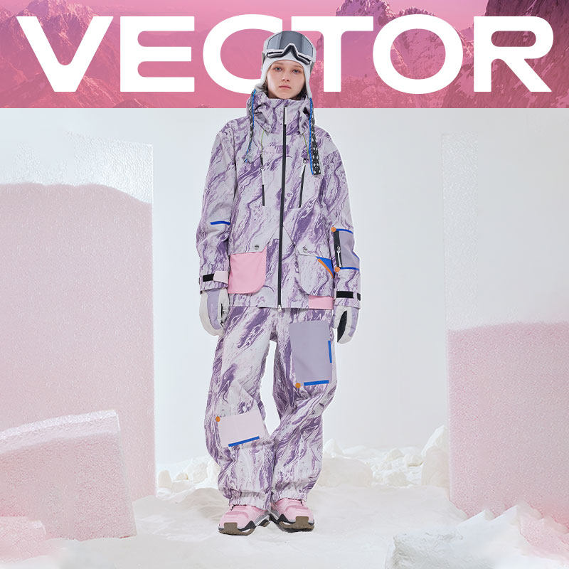 VECTOR玩可拓新款3L滑雪服女防水保暖单板双板滑雪衣男滑雪裤套装