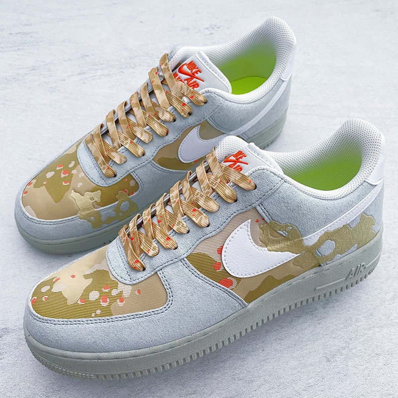 适配aj1空军一号af1蓝棕沙漠迷彩1970s高低帮帆布篮球板鞋鞋带绳