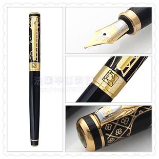 土豪金色商务高档设计感签字笔创意实用毕加索马拉加宝珠金笔自用
