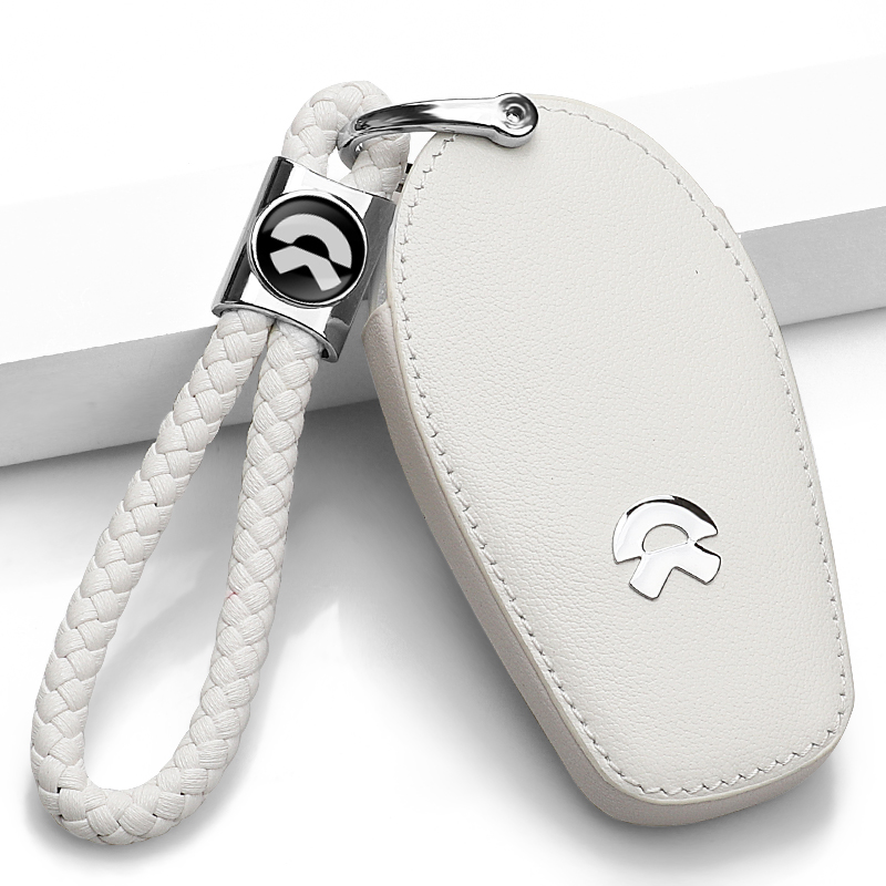 适用蔚来es6钥匙套2020款ec6钥匙包简约壳es8高档全包改装扣男女