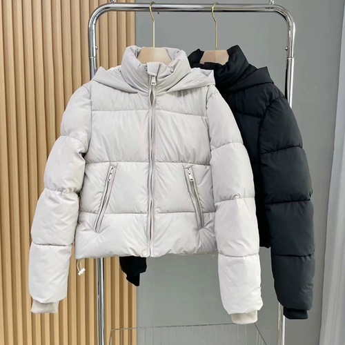 Удерживающий тепло ветрозащитный пуховик с капюшоном, куртка, Испания, коллекция 2022