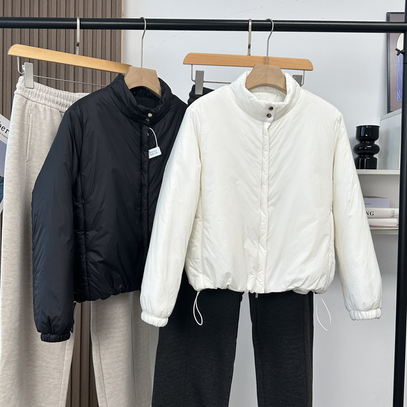 新雪丽保温棉立领短款棉服面包服