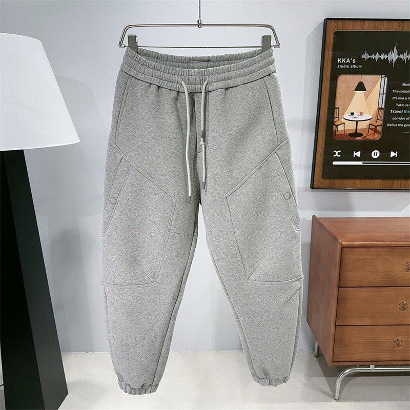 秋冬潮流百搭加厚卫裤男