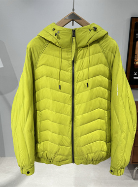 冬季轻薄羽绒服男潮流青年纯色百搭保暖上衣情侣90白鸭绒休闲外套