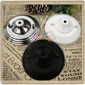 DIY灯具灯饰配件一字长条长方形圆形吸顶盘底座吊灯底盘吸盘灯座