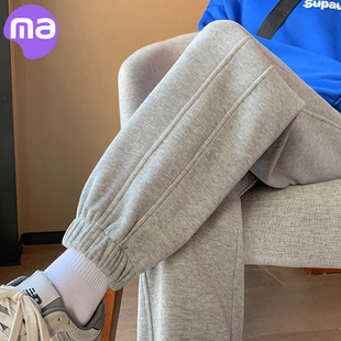 子春秋款 孕妇装 外穿2026新款 小个子卫裤 秋冬加绒 运动休闲裤 孕妇裤