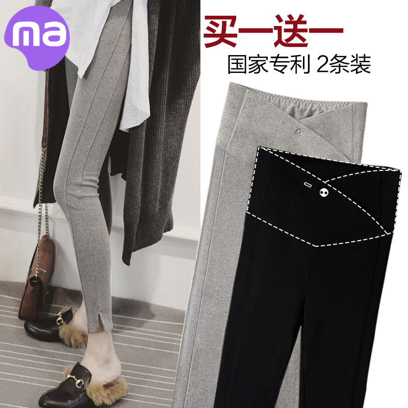 孕妇打底裤夏季薄款小个子秋冬加绒外穿孕妇裤子孕妇装春秋款秋装