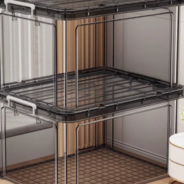 家用整理衣服玩具容量子塑料储物箱车用收纳箱透明收纳盒裤子