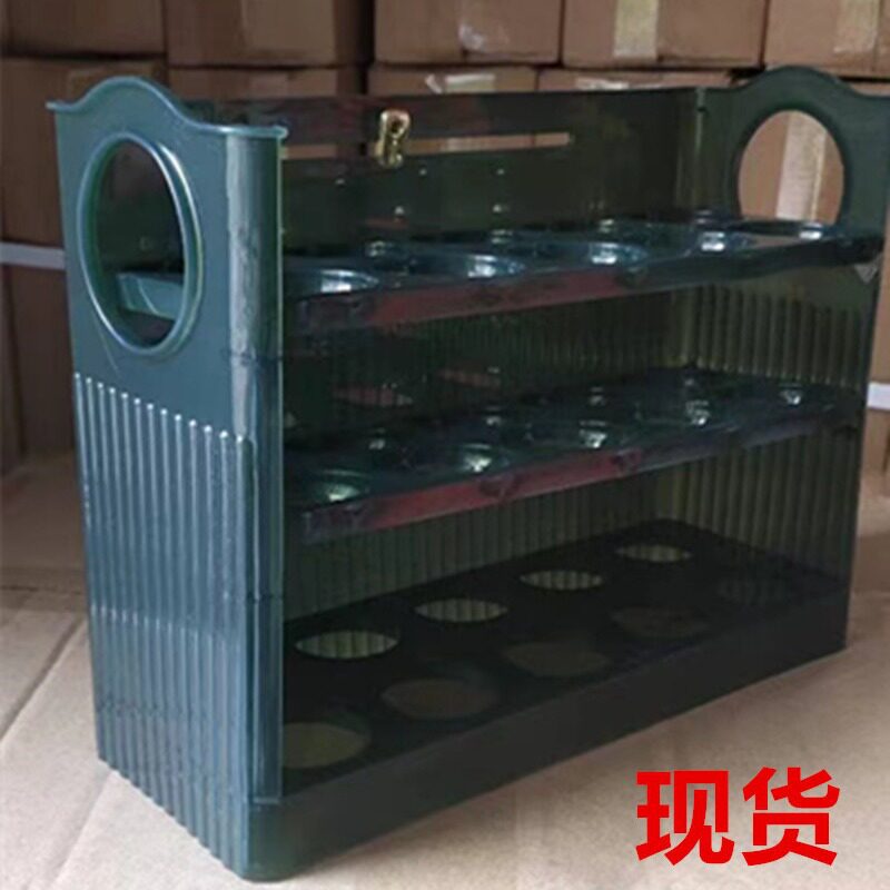 鸡蛋收纳盒翻转式冰箱侧门收纳架抖音同款鸡蛋盒计时保鲜蛋托