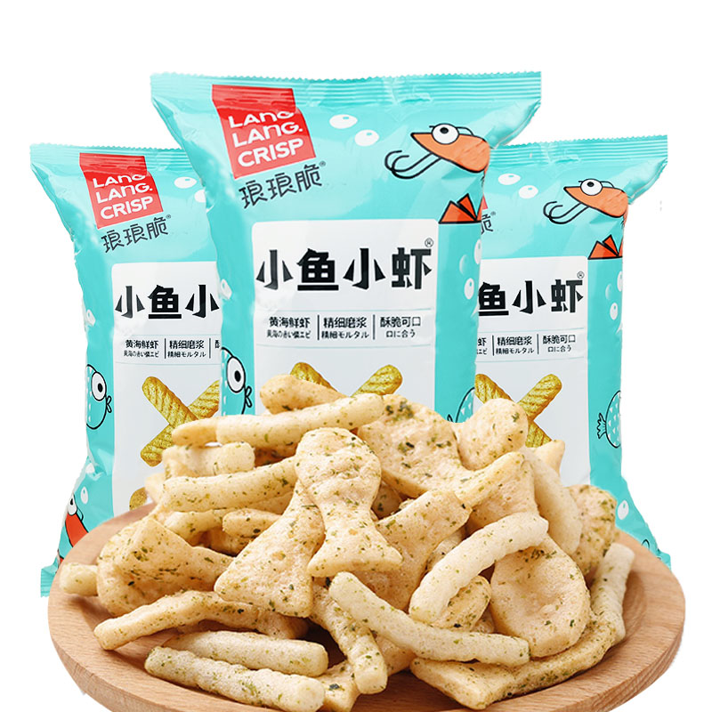 琅琅脆海苔味虾条早餐糕点