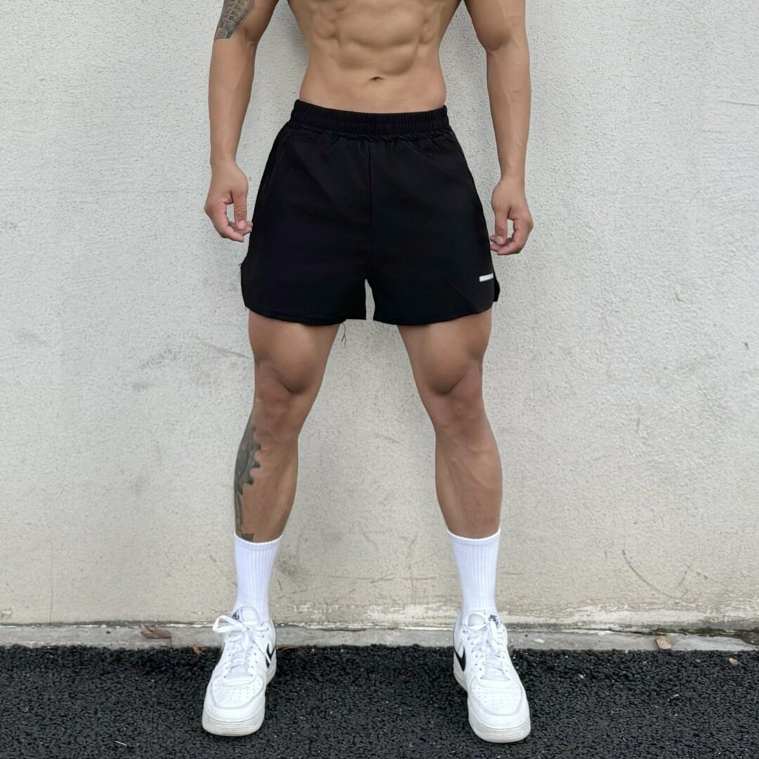 男款夏季速干透气双层短裤