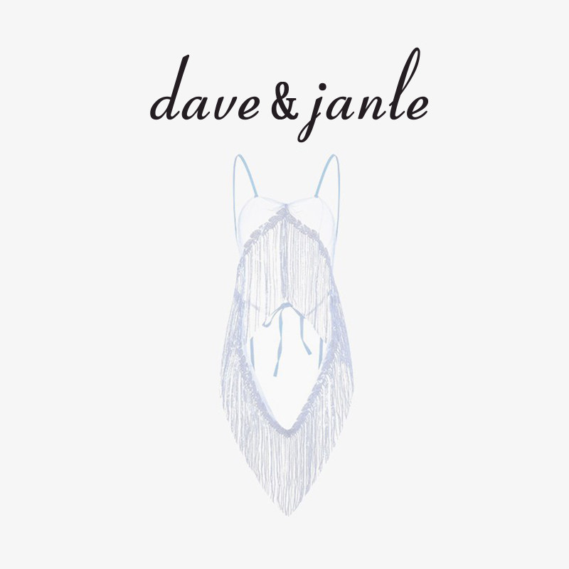 英国 Dave&Janle 性感睡衣女亮片流苏吊带连体衣薄款吊带裙礼盒装