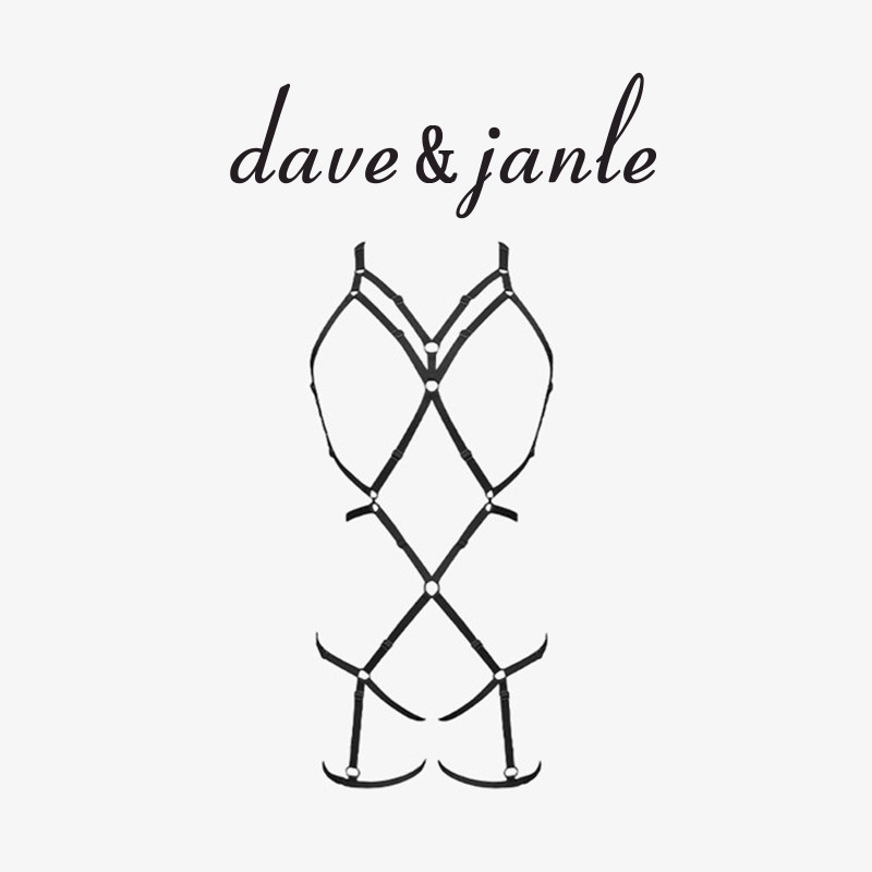 英国 Dave&Janle 性感连体紧身塑身束胸镂空连体性感内衣女礼盒装