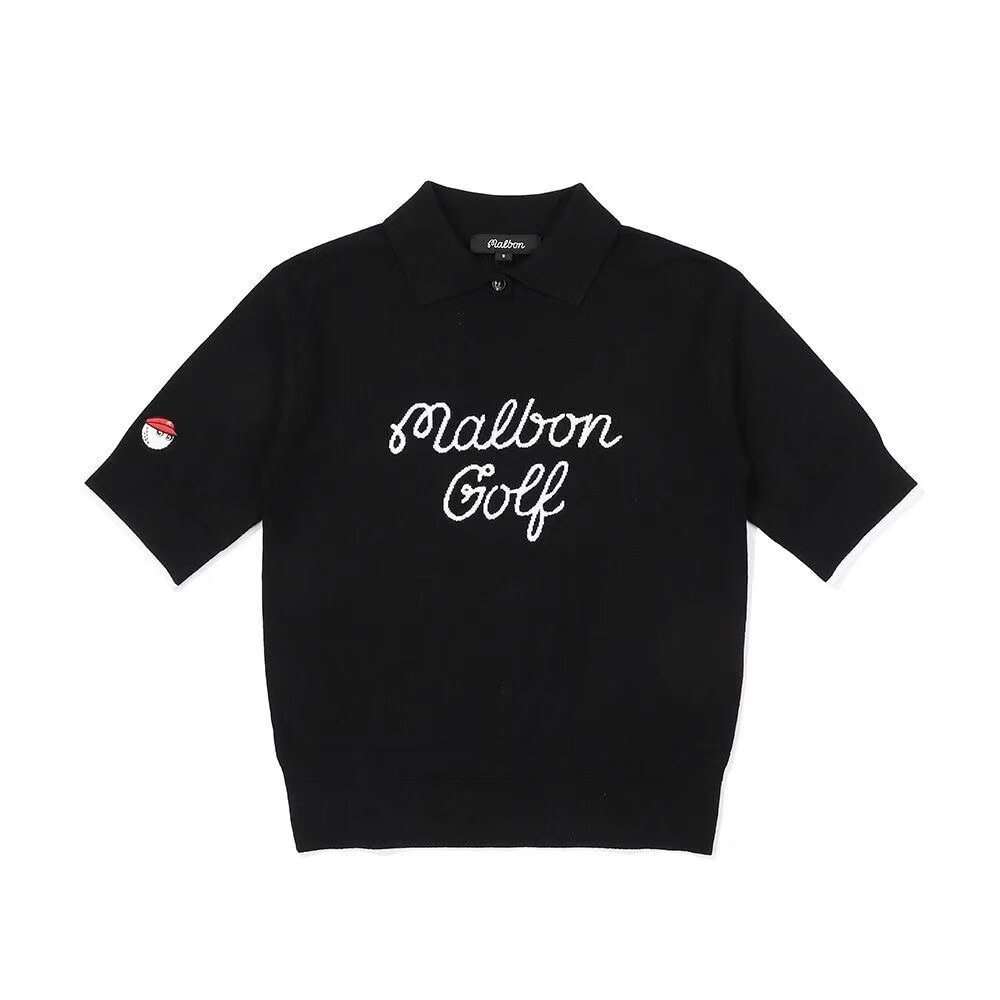 韩国高尔夫服装女士短袖夏季POLO上衣运动舒适百搭透气刺绣休闲