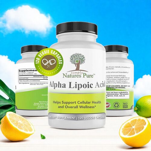 美国硫酸锌胶囊成人血糖抵抗保健品Alpha Lipoic Acid 600mg120粒