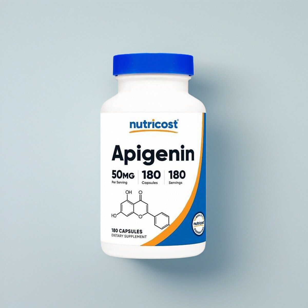 美国成人芹菜籽胶囊50 毫克180粒Nutricost Apigenin素食健康保健