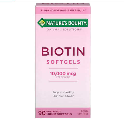 Nature's Bounty Biotin 10000mcg Hair Skin Nails成人生物素90