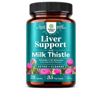 Natures Craft Liver Cleanse Milk Thistle肝脏奶蓟草保健70粒