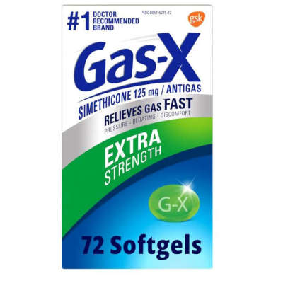 Gas-X Extra Strength Gas Relief 肠胃保健反酸反流72粒