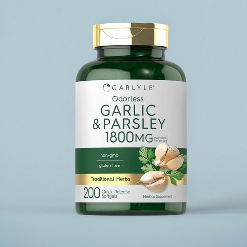 成人欧芹大蒜胶囊心血管健康保健