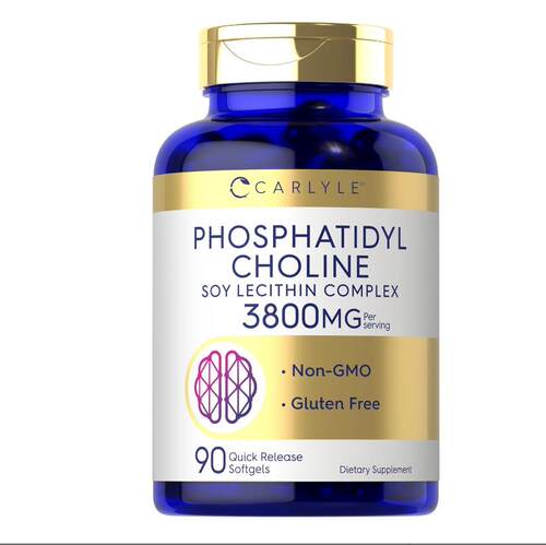 Carlyle Phosphatidyl Choline磷脂酰胆碱补充剂脑力注意力专注力