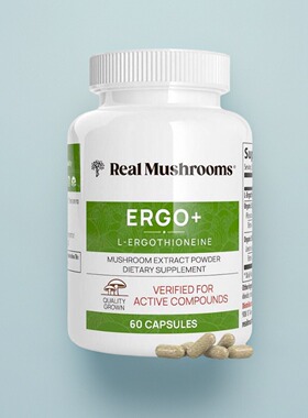 成人麦角硫因Real Mushrooms L-Ergothioneine ERO+香菇提取蘑菇