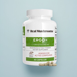 成人麦角硫因Real Mushrooms L-Ergothioneine ERO+香菇提取蘑菇