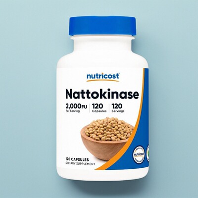美国成人纳豆胶囊心脑血管保健品Nutricost Nattokinase 2000FU
