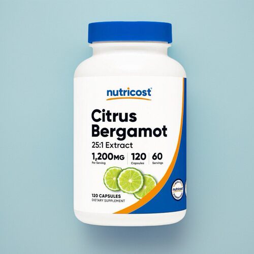 特价美国柑橘佛手柑胶囊Nutricost Citrus Bergamot1200毫克120粒