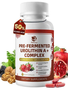 Triple-Strength Urolithin A+3倍浓缩尿石素A+复合物车前子壳DGL