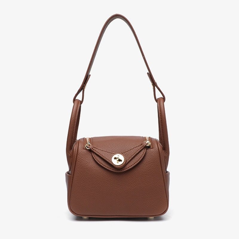 IT手提枕头包新款mini琳迪包时尚单肩包斜挎包简约百搭通勤医生包