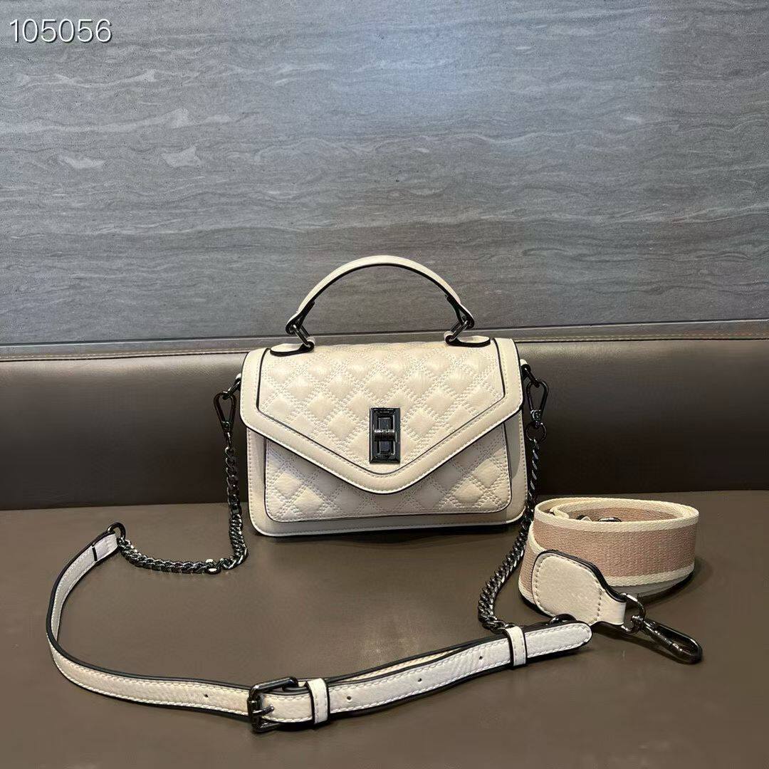 香港品牌IT2026新款女包菱格链手提包单肩包潮流真皮手提包斜挎包