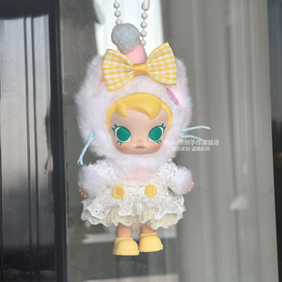 babymolly口袋朋友娃衣黄色毛绒茉莉公仔裙子套装鞋子可爱公主裙