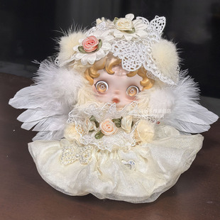 sp朝晖娃衣光织园系列黄色衣服popmart泡泡玛特skullpanda2.0着替