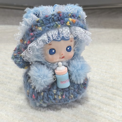 仅娃衣Hacipupu小熊软糖蓝莓服装蓝色衣服玩偶着替毛绒针织套装