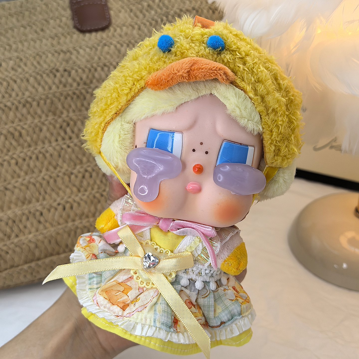 娃衣哭娃公仔着替挂件crybaby衣服可爱小裙子哭鸭哭鸭公主风高级