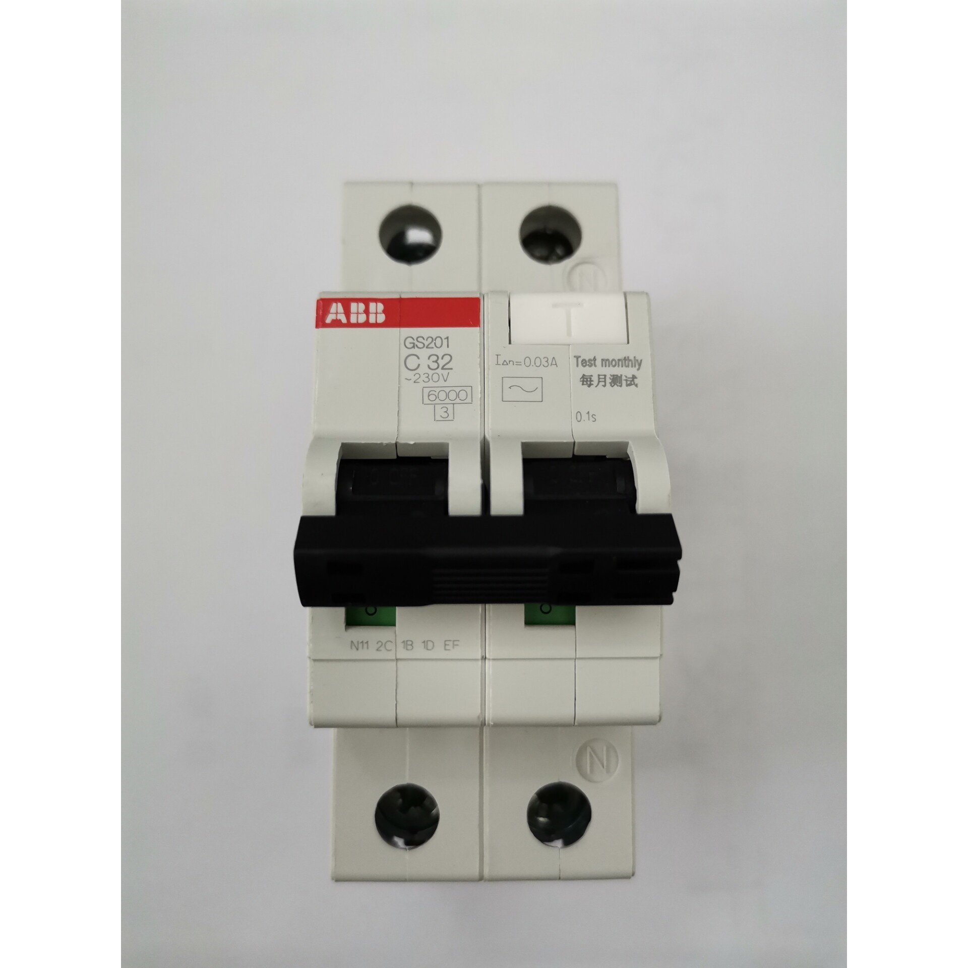 【议价产品】全新ABB漏电保护断路器GS201 AC-C32/0.03空询价