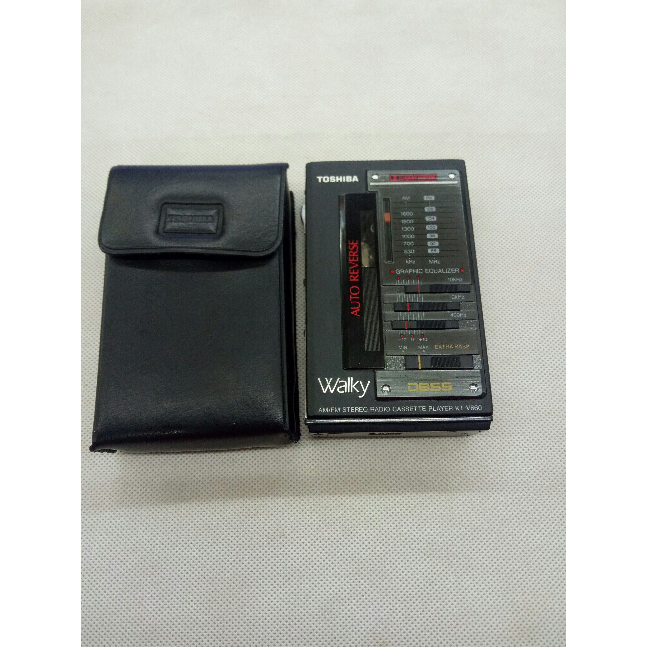 【议价产品】95新原产日本东芝KT-V860 磁带机,带AM/FM收音机询价