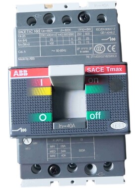 【议价产品】原装 ABB T1C160 TMD 40A 断路器 ABB询价