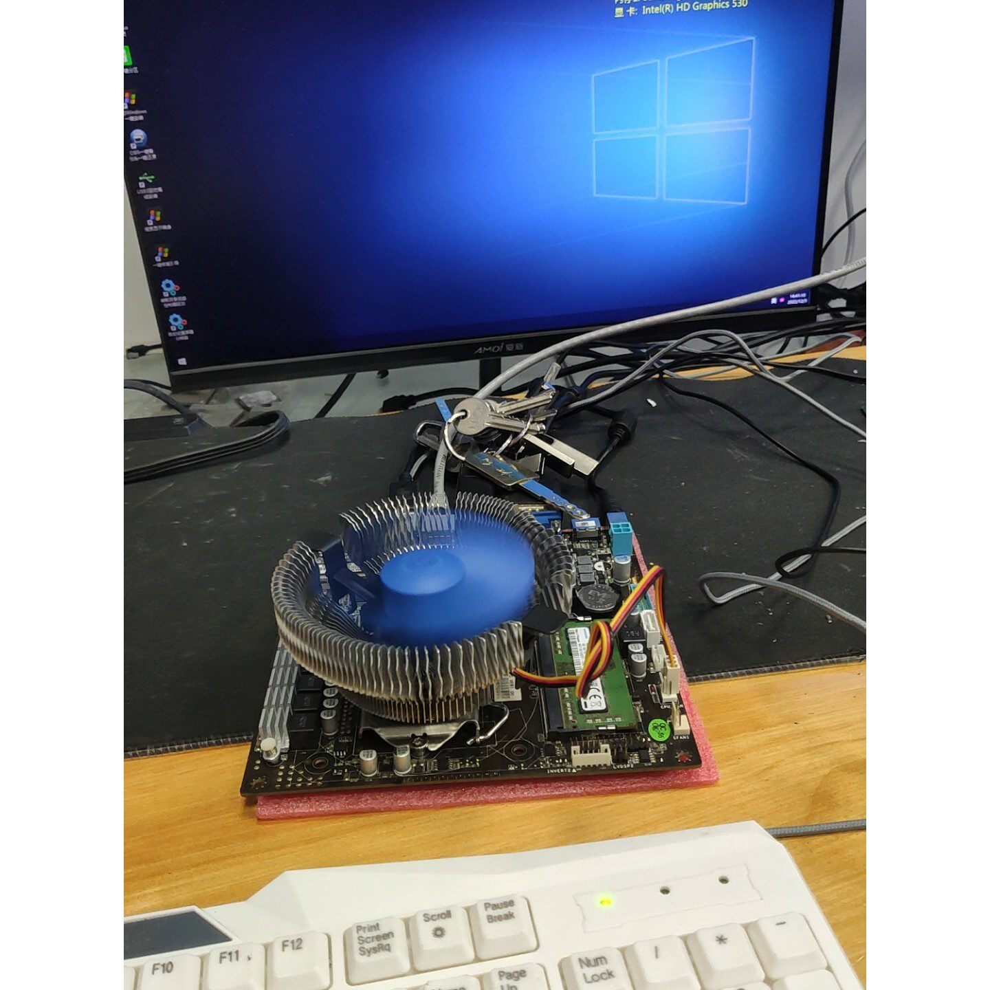 【议价产品】昂达h110 ipc一体机主板拆机1片,全功能正常,任测
