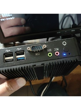 【议价产品】爱快 工控机 双千兆 #软路由  N2808 双千兆 螃蟹网