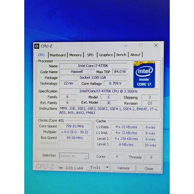 【议价产品】原装拆机的好CPU,i7-4770K,主频3.5G,四核8线询价