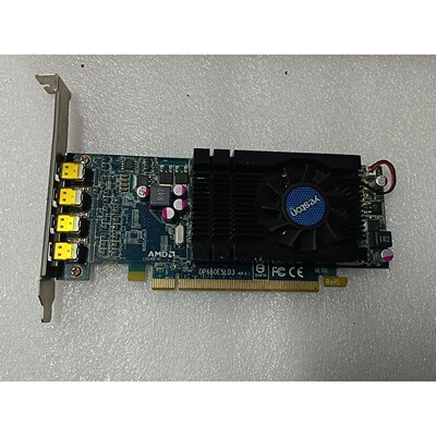 【议价产品】原装拆机憾讯hd7570 1g多屏卡,可以同时四个屏输出,