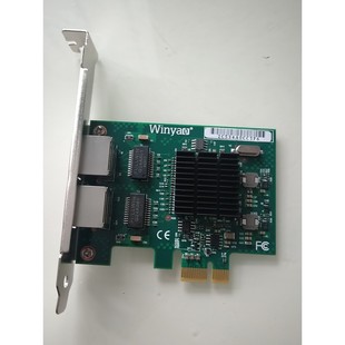 议价产品 Winyao PCI X1双口千兆网卡in询价 E575T2