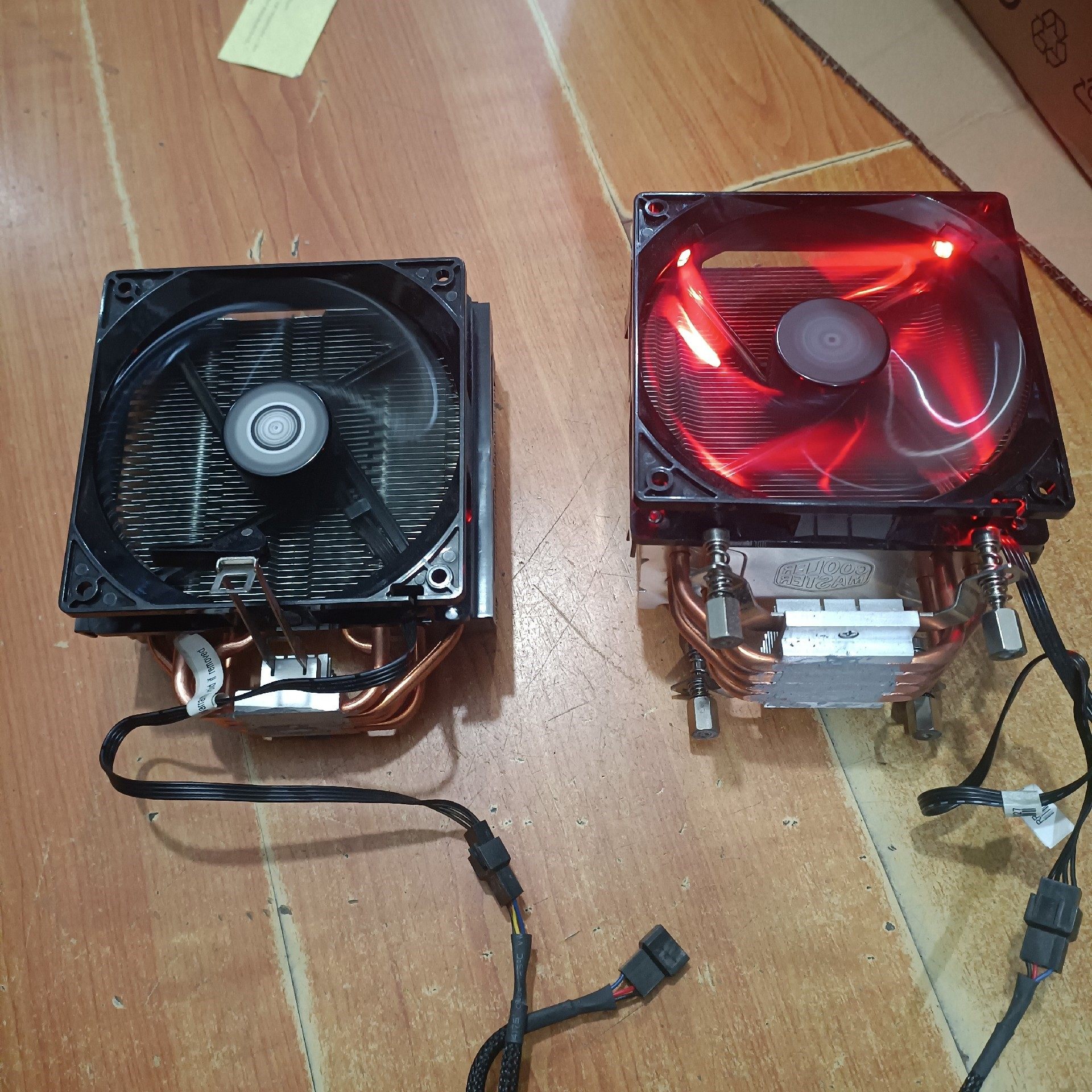 【议价产品】CPU散热器,酷冷至尊,4个铜管散热,配件齐全,英泰尔平