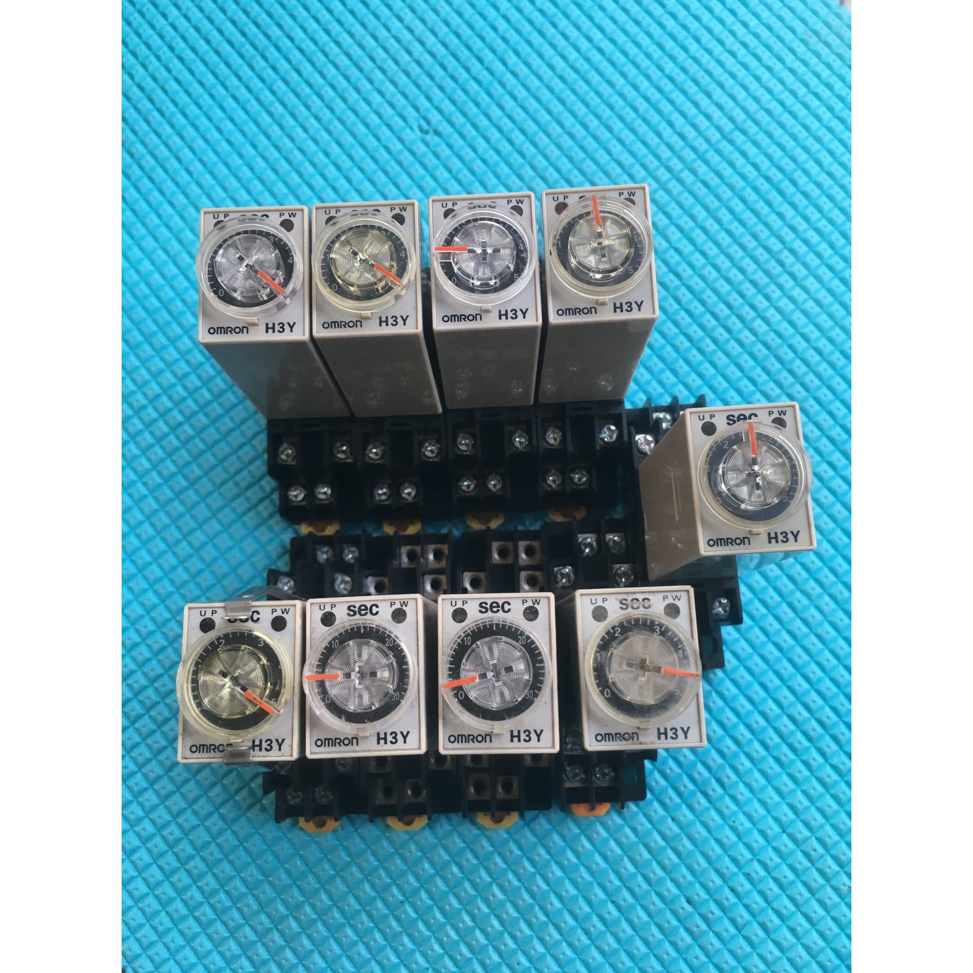 【议价产品】二手拆机欧姆龙时间继电器H3Y-2-C  DC24V六个22(询