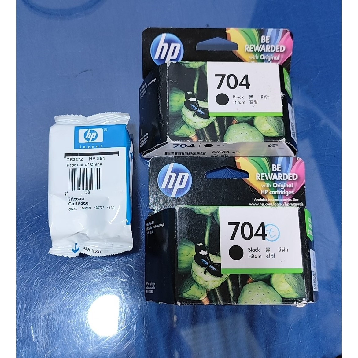 【议价产品】原装惠普 HP 704 墨盒 861 全新未拆封(询价)(询价)