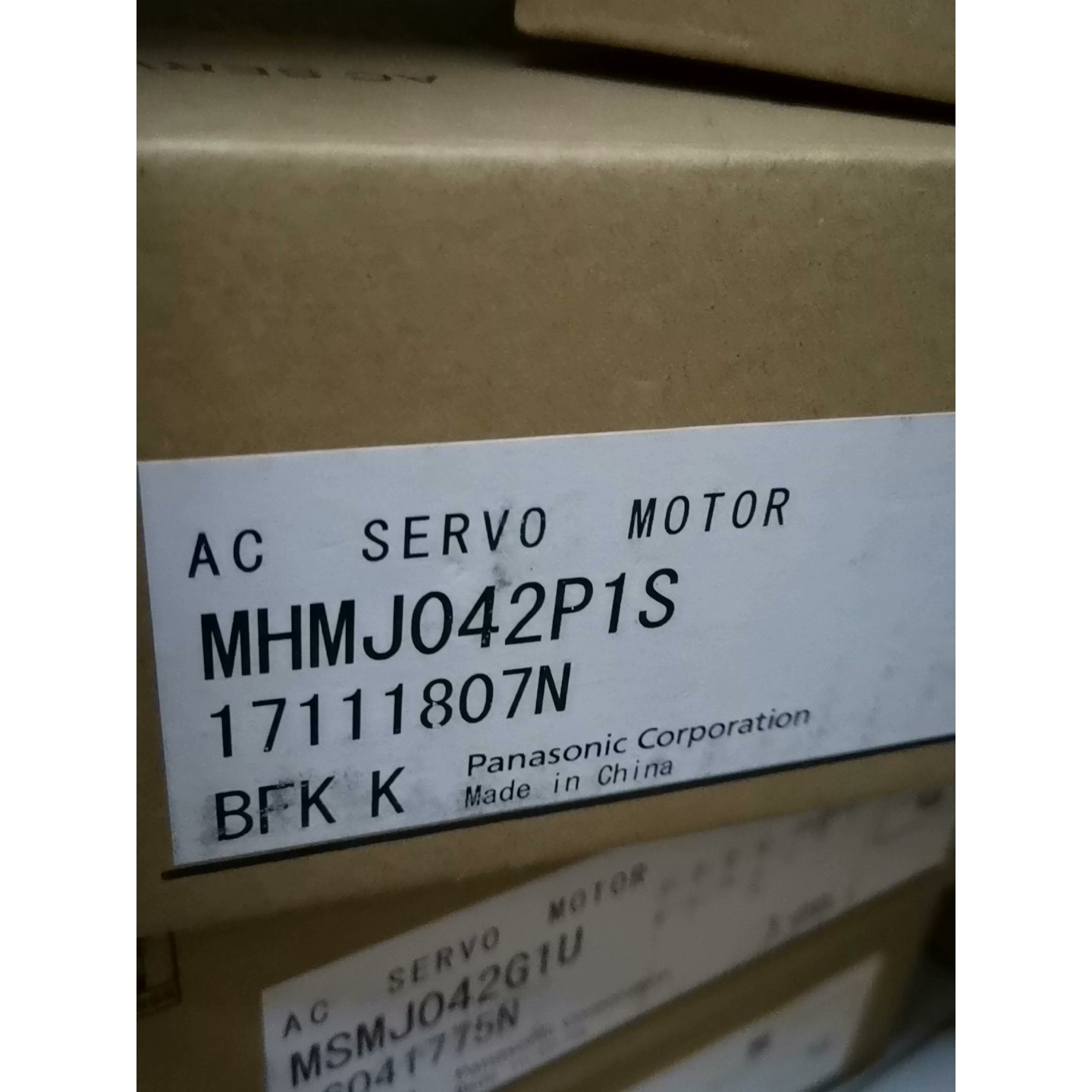 【议价产品】松下全新伺服电机 MHMJ042P1S询价